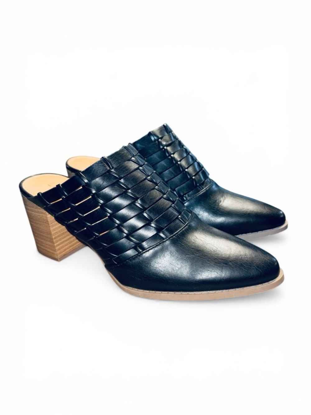 LC LAUREN CONRAD River Birch Mules Black -Women’s Size 7.5